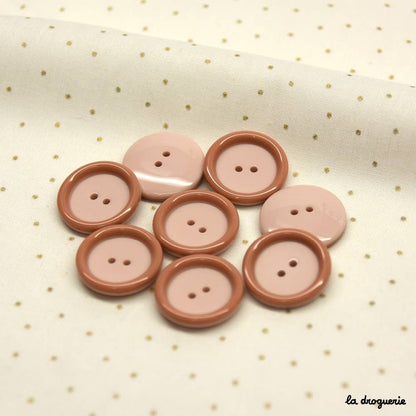20 mm “Poudre petit bourrelet” button
