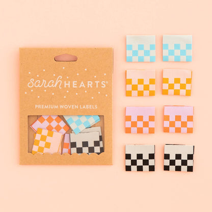 Checkerboard Multipack - Sewing Woven Clothing Label Tags