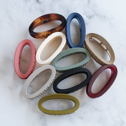 Matte Oval Hair Clip